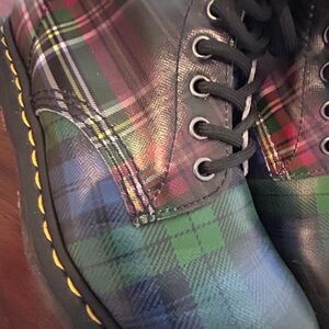 Dr. Martens Tartan Lace-Up Boots